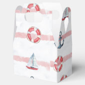 水彩少年航海の誕生日パーティー フェイバーボックス (オープン)