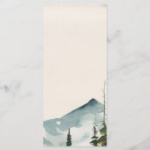 水彩山と松の結婚式 メニュー (裏面)