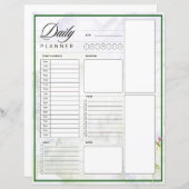 水彩山と花プランナー (正面/裏面)