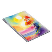 水彩山のノート ノートブック (右側)