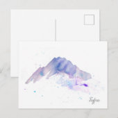 水彩山はがき – Tryfan ポストカード (正面/裏面)