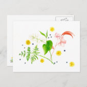 水彩山下絵葉書 ポストカード (正面/裏面)