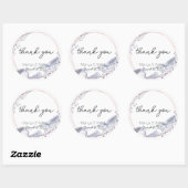 水彩山岳 - シール (シート)