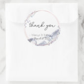 水彩山岳 - シール (バッグ)