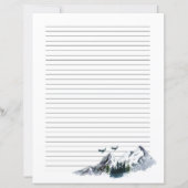 水彩山文房具紙 (正面)