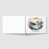水彩山景オーダーメイド ゲストブック (全面)