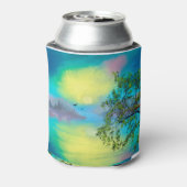 水彩山景色 缶クーラー (缶裏面)