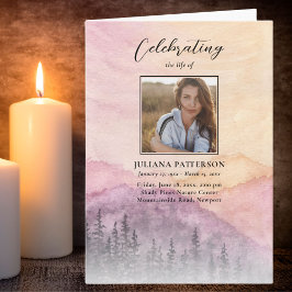 水彩山松葬儀順序 プログラム