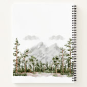 水彩山林クックブックレシピ ノートブック (裏面)