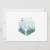 水彩山林婚礼 セーブザデート (裏面)