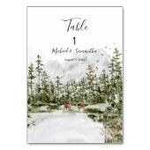 水彩山林素朴結婚ズ テーブルナンバー (裏面)