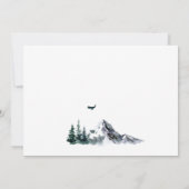 水彩山林結婚の セーブザデート (裏面)