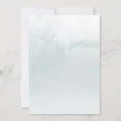 水彩山林結婚の セーブザデート (裏面)