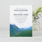 水彩山結婚の 招待状 (スタンド正面)