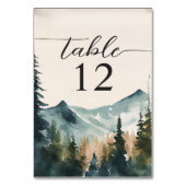 水彩山結婚松 テーブルナンバー (裏面)