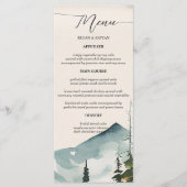 水彩山結婚松 メニュー (正面)