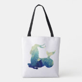 水彩山羊座標識 トートバッグ (裏面)
