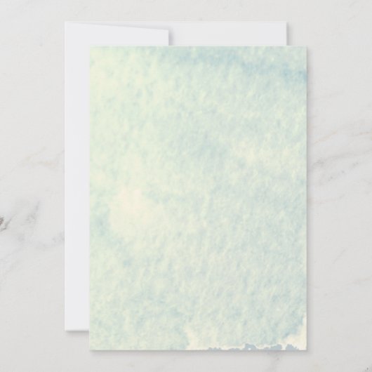 水彩山脈結婚ズ 招待状 (裏面)