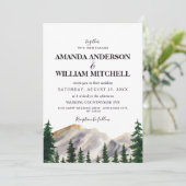 水彩山脈結婚ズ 招待状 (スタンド正面)