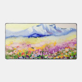 水彩山野花 デスクマット (正面)