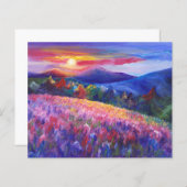 水彩山野草背景 (正面/裏面)