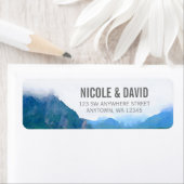 水彩山 ラベル (インサイチュ)