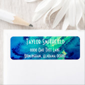 水彩工芸住所 シール (インサイチュ)