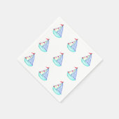 水彩帆船ナプキンス スタンダードカクテルナプキン (角)