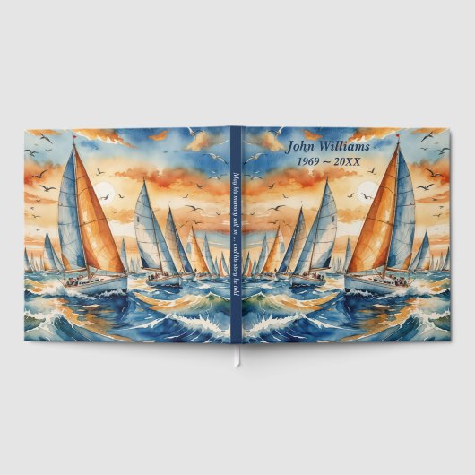 水彩帆船レガッタ追悼式 ゲストブック (全面)