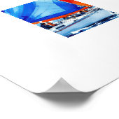 水彩帆船レガッタ ポスター (角)