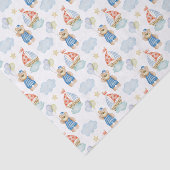 水彩帆船航海の風船ベア 薄葉紙 (詳細)