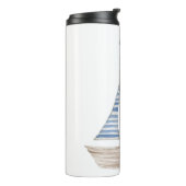 水彩帆船 タンブラー (回転左)