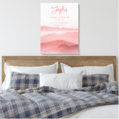 水彩平和景観聖書の聖句 キャンバスプリント (インサイチュ (寝室))