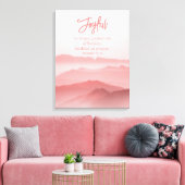 水彩平和景観聖書の聖句 キャンバスプリント (インサイチュ (リビング))