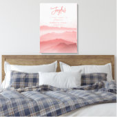 水彩平和景観聖書の聖句 キャンバスプリント (インサイチュ (寝室))