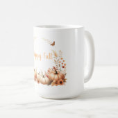 水彩幸せ秋 コーヒーマグカップ (正面右)