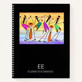 水彩幸せ表現スパイラル手帳 ノートブック