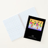 水彩幸せ表現スパイラル手帳 ノートブック (内部)