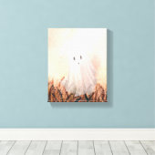 水彩幽霊オンザメドウ キャンバスプリント (インサイチュ (ウッドフロア))