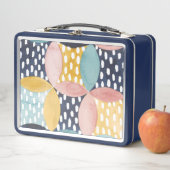 水彩幾何学円 メタルランチボックス (インサイチュ)