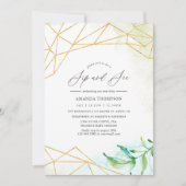 水彩幾何学園区と見る 招待状 (正面)