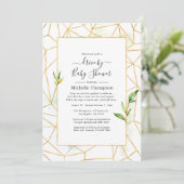 水彩幾何学結晶のシャワー駆動 招待状 (スタンド正面)