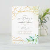 水彩幾何結晶結婚の プログラム (スタンド正面)