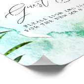 水彩幾何結晶結婚の ポスター