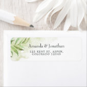 水彩幾何結晶結婚の ラベル (インサイチュ)