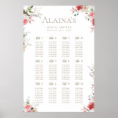 水彩座席表 | ホリデーリースシャワー ポスター (正面)