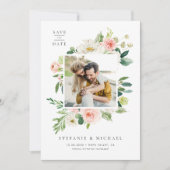 水彩庭かわいらし花写真 セーブザデート (正面)