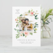 水彩庭かわいらし花写真 セーブザデート (スタンド正面)