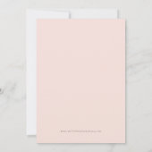 水彩庭かわいらし花写真 セーブザデート (裏面)