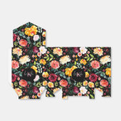 水彩庭カラフル花模様 フェイバーボックス (折り畳みなし)